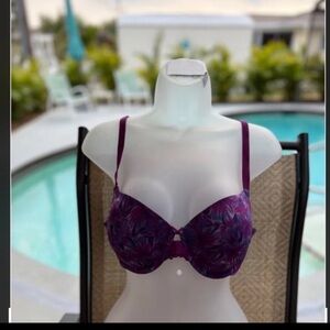 Maidenform Purple Lace Bra Full Coverage